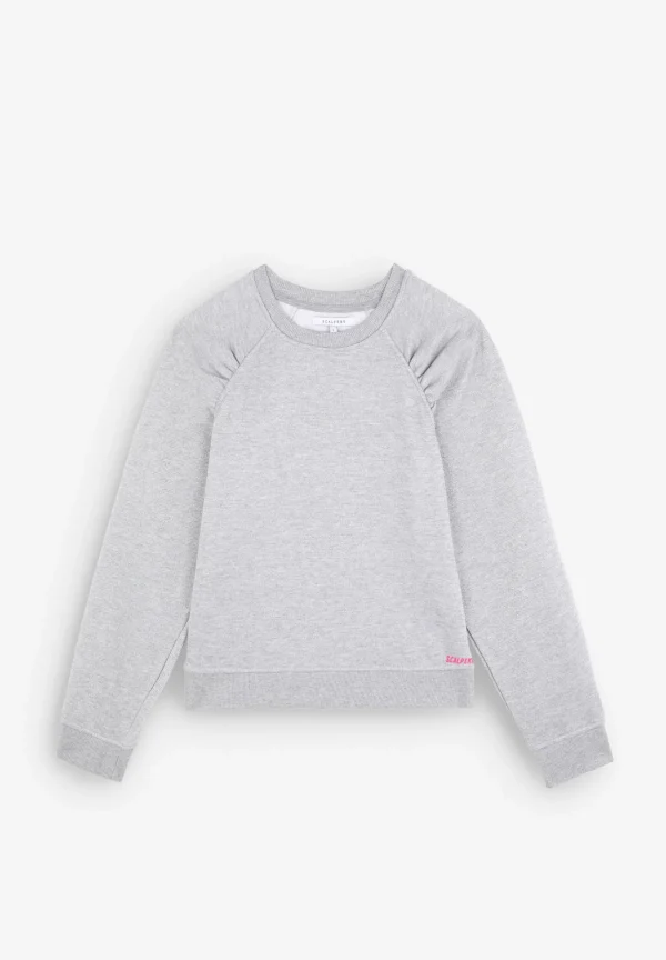 scalperscompany Sudadera Frunce Lurex-Mujer Sudaderas