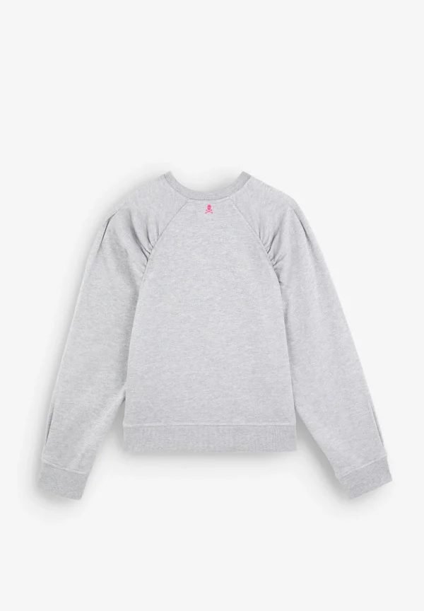 scalperscompany Sudadera Frunce Lurex-Mujer Sudaderas