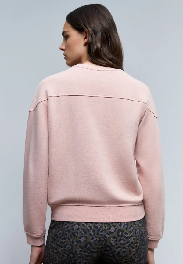scalperscompany Sudadera Lavada Logo Bordado-Mujer Sudaderas