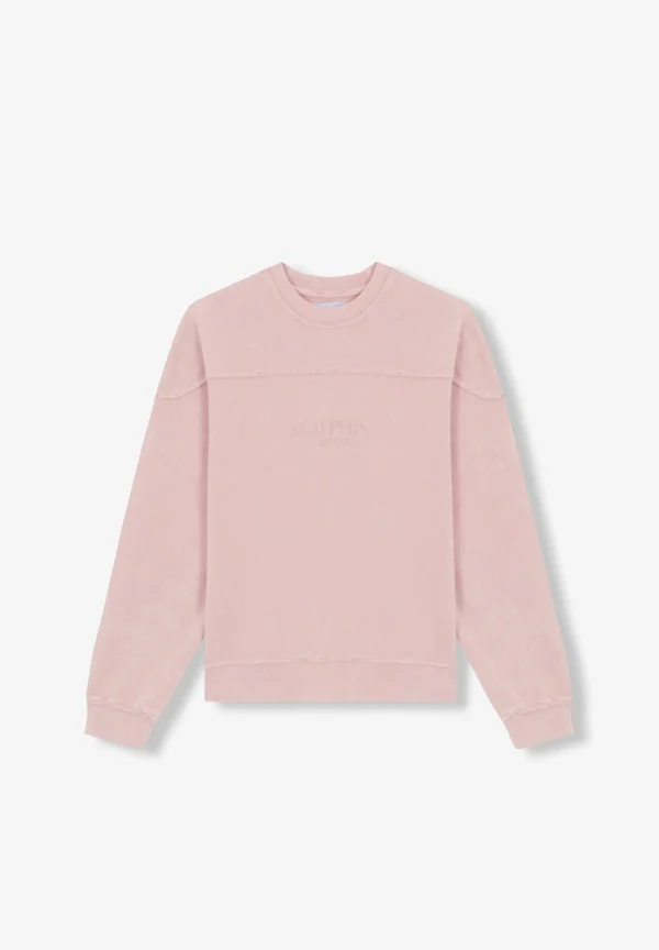 scalperscompany Sudadera Lavada Logo Bordado-Mujer Sudaderas