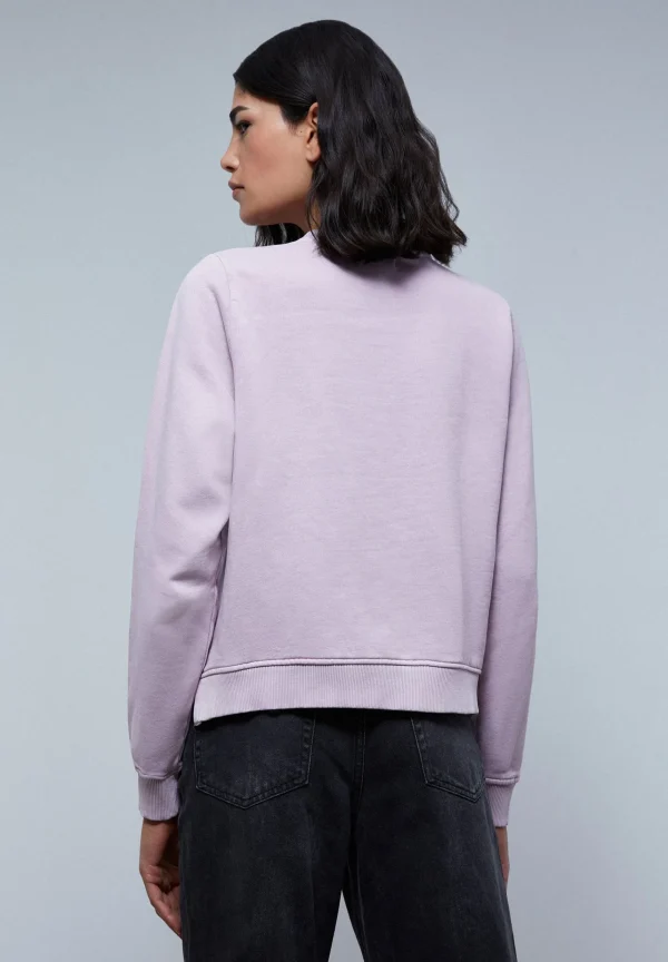 scalperscompany Sudadera Lavada Logo Glitter-Mujer Sudaderas
