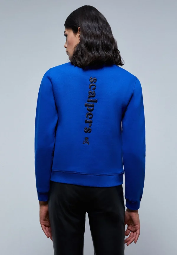 scalperscompany Sudadera Logo Bordado Trasero-Mujer Sudaderas