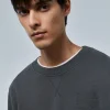scalperscompany Sudadera Logo Flocado-Hombre Sudaderas