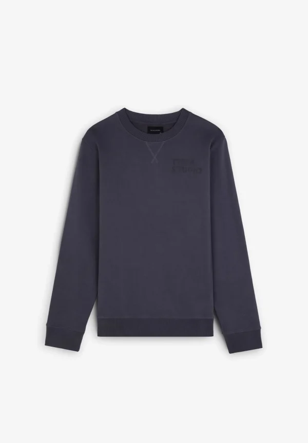 scalperscompany Sudadera Logo Flocado-Hombre Big And Tall