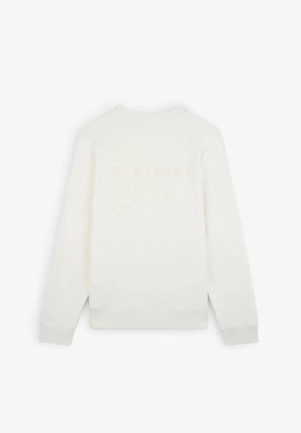 scalperscompany Sudadera Logo Flocado-Hombre Sudaderas