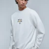 scalperscompany Sudadera Logo Frontal Flocado-Hombre Sudaderas