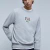 scalperscompany Sudadera Logo Frontal Flocado-Hombre Sudaderas