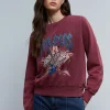 scalperscompany Sudadera Logo Print Cristales-Mujer Sudaderas