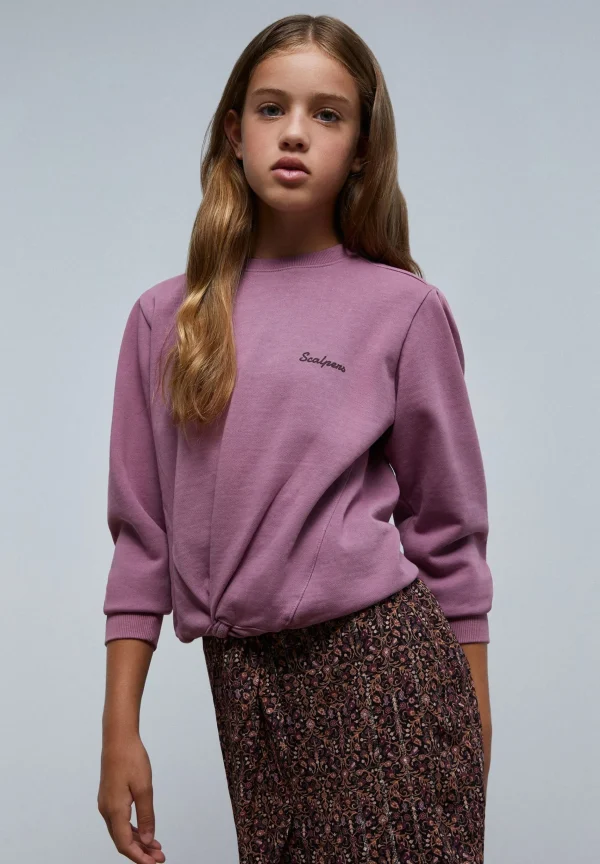 scalperscompany Sudadera Nudo Delantero-Niños Sudaderas