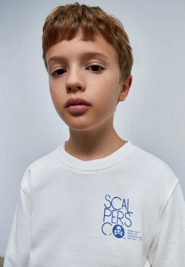 scalperscompany Sudadera Parche Trasero-Niños Mini Me