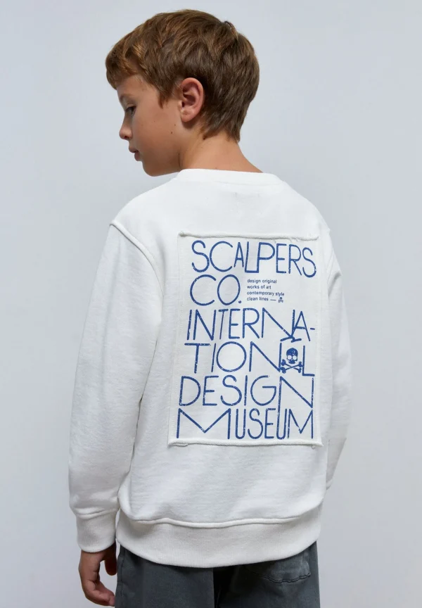scalperscompany Sudadera Parche Trasero-Niños Mini Me