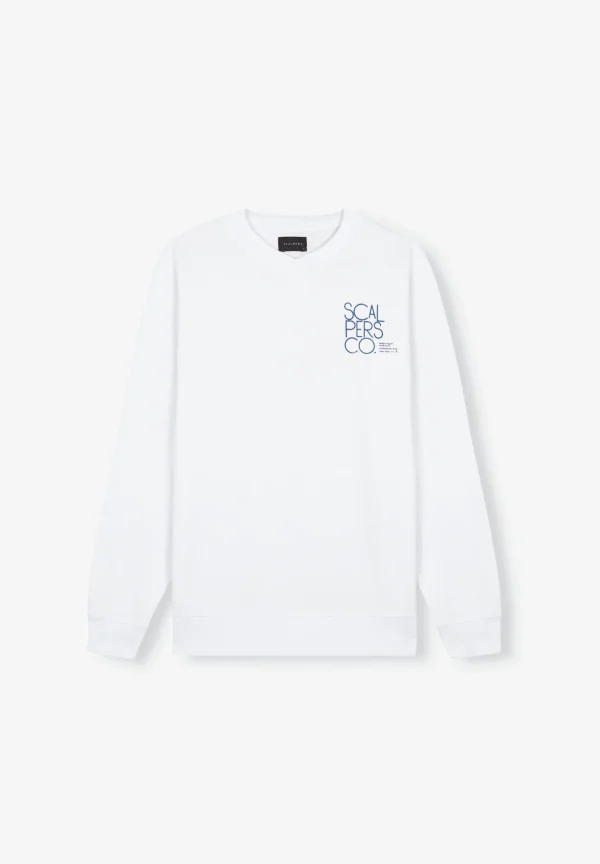 scalperscompany Sudadera Parche Trasero-Hombre Sudaderas