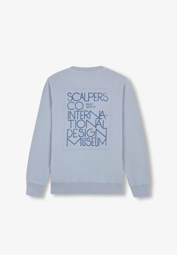 scalperscompany Sudadera Parche Trasero-Hombre Sudaderas