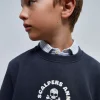 scalperscompany Sudadera Print Frontal Relieve-Niños Sudaderas