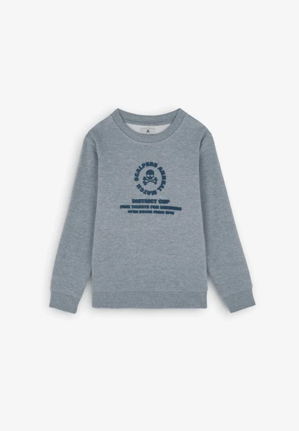 scalperscompany Sudadera Print Frontal Relieve-Niños Sudaderas