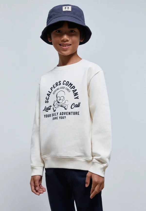 scalperscompany Sudadera Print Y Bordados-Niños Sudaderas