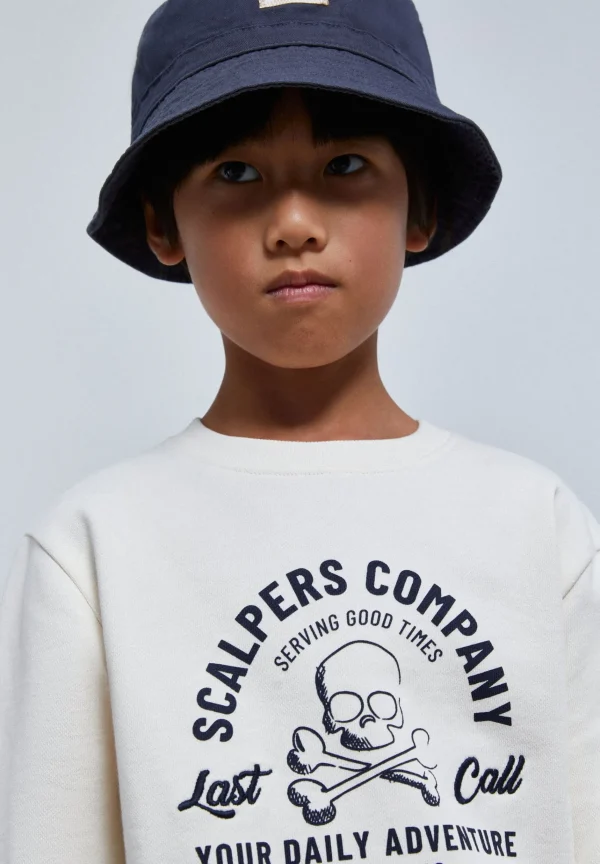 scalperscompany Sudadera Print Y Bordados-Niños Sudaderas