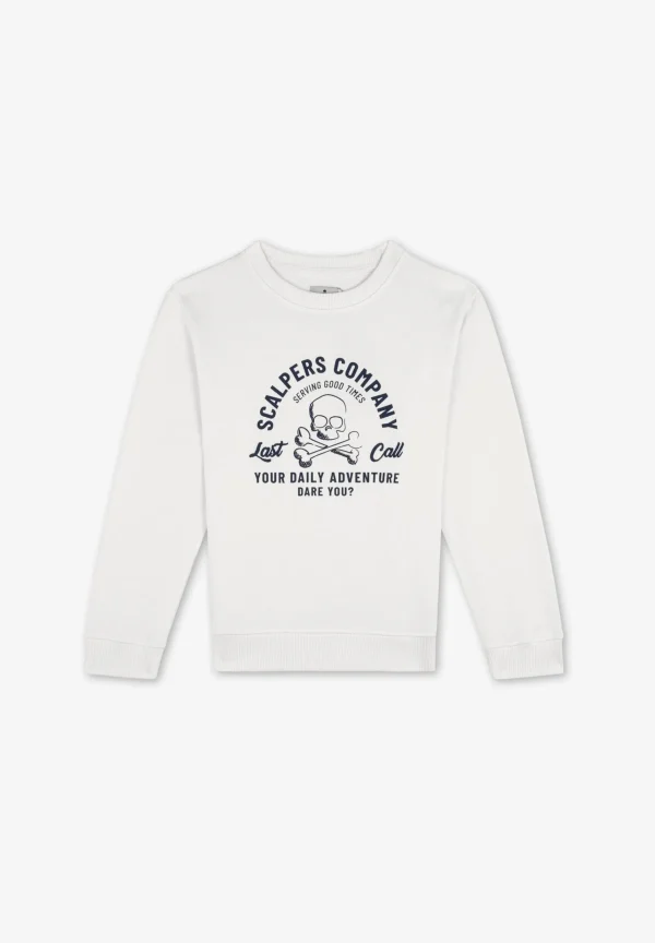 scalperscompany Sudadera Print Y Bordados-Niños Sudaderas