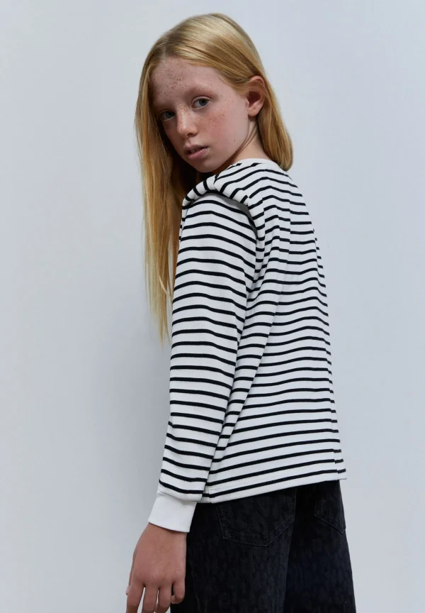 scalperscompany Sudadera Rayas Calavera-Niños Sudaderas