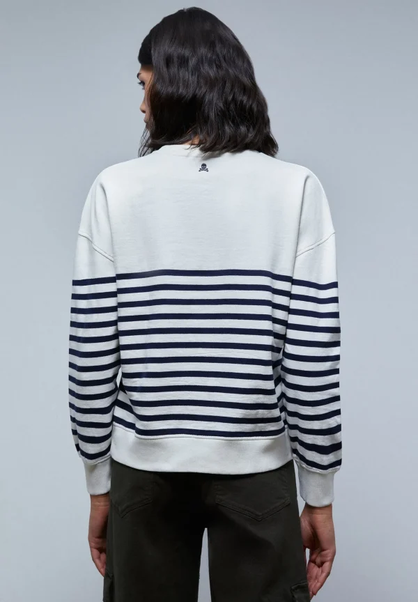 scalperscompany Sudadera Rayas Logo-Mujer Sudaderas