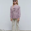 scalperscompany Sudadera Zebra Pliegues Hombro-Niños Sudaderas