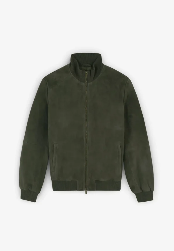 scalperscompany Suede Bomber Bt-Hombre Big And Tall
