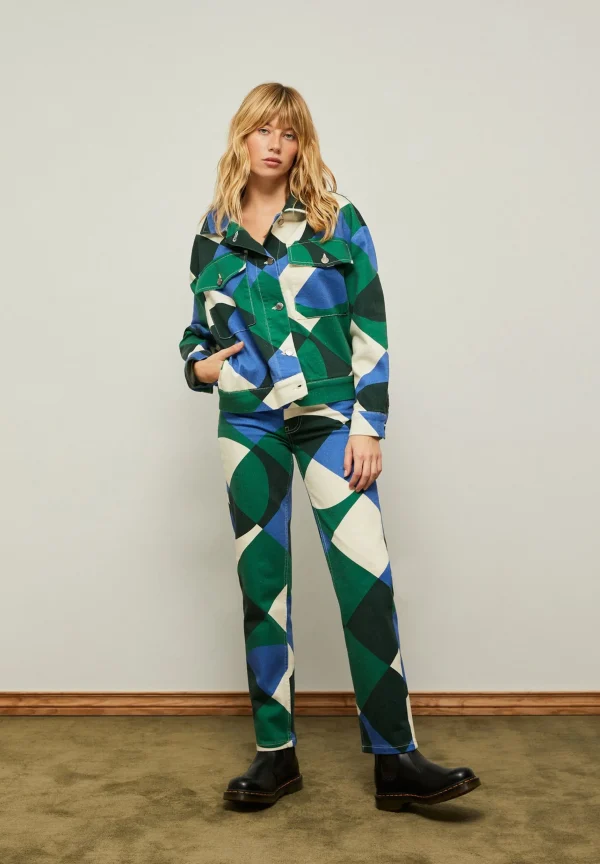 THINKING MU | Chaqueta Tetris Frans-Mujer Abrigos Y Chaquetas