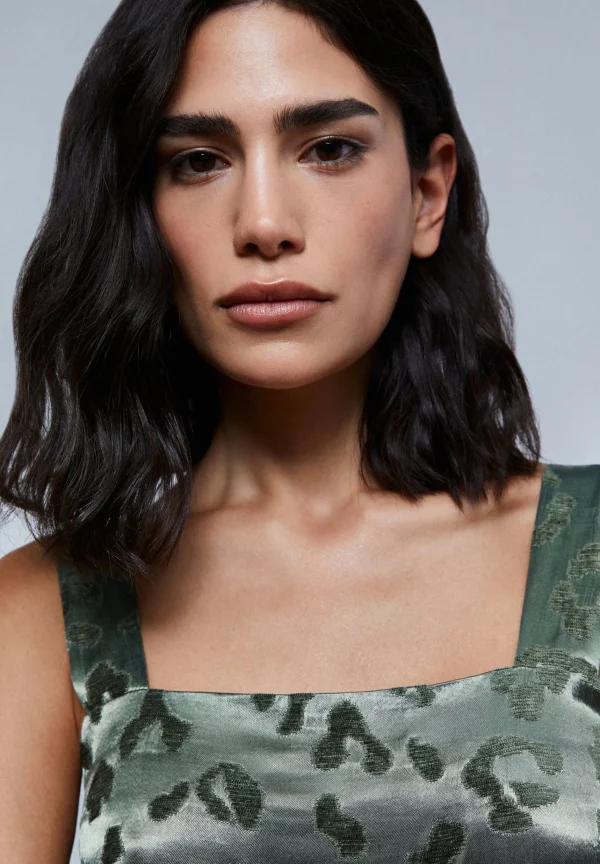 scalperscompany Top Animal Print-Mujer Coleccion