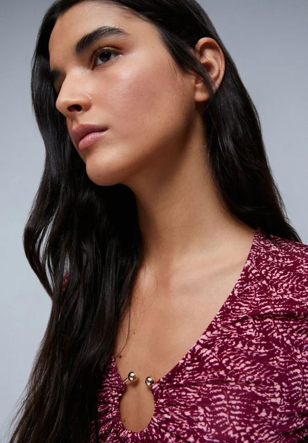 scalperscompany Top Detalle Escote-Mujer Total Look