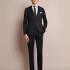 scalperscompany Traje Azul Marino Bolsillos Parche-Hombre Trajes