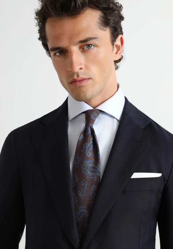 scalperscompany Traje Azul Marino Espiga-Hombre Trajes