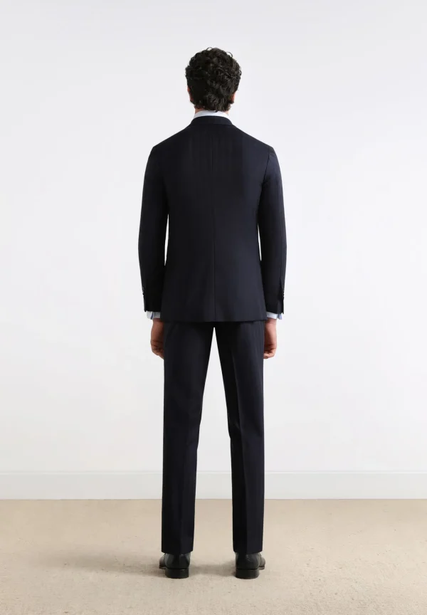 scalperscompany Traje Azul Marino Espiga-Hombre Trajes