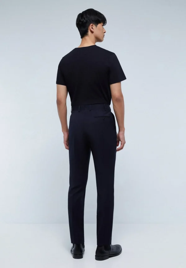 scalperscompany Traje Azul Marino Estructura Bolsillos-Hombre Trajes