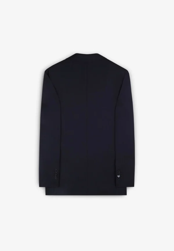 scalperscompany Traje Azul Marino Estructura Bolsillos-Hombre Trajes