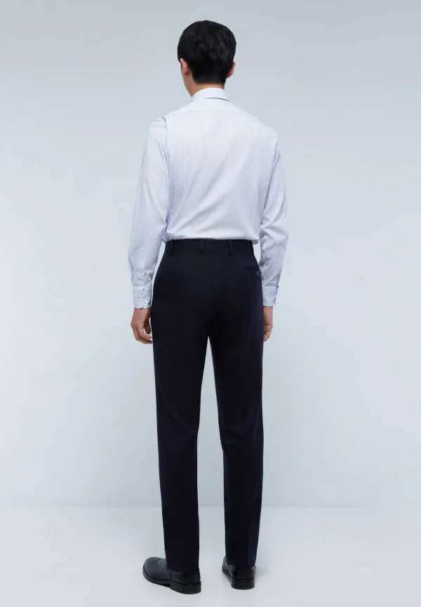 scalperscompany Traje Azul Marino Lana-Hombre Trajes