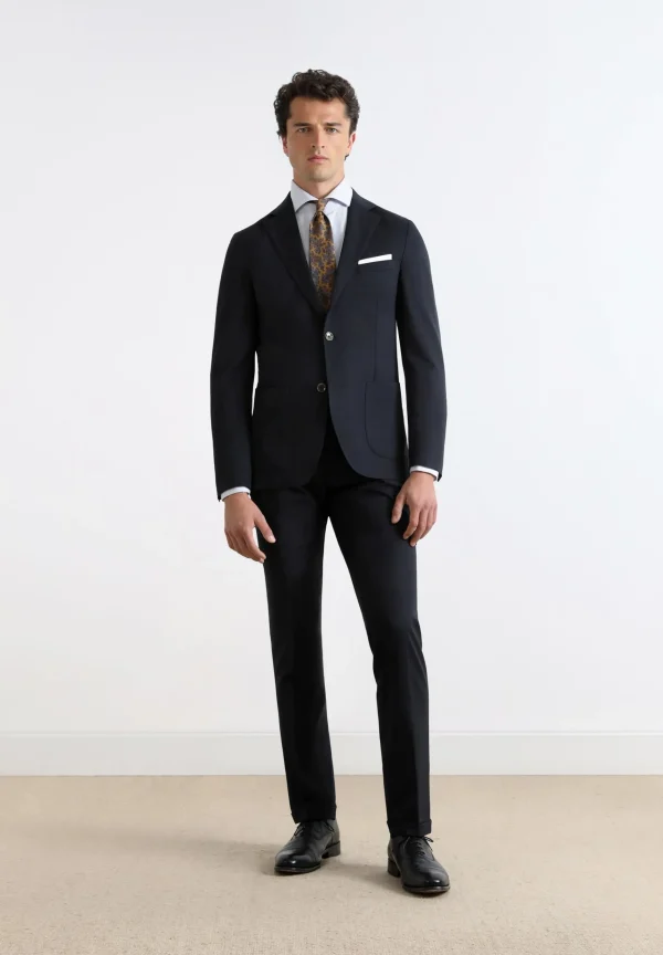scalperscompany Traje Azul Marino Ligero-Hombre Trajes