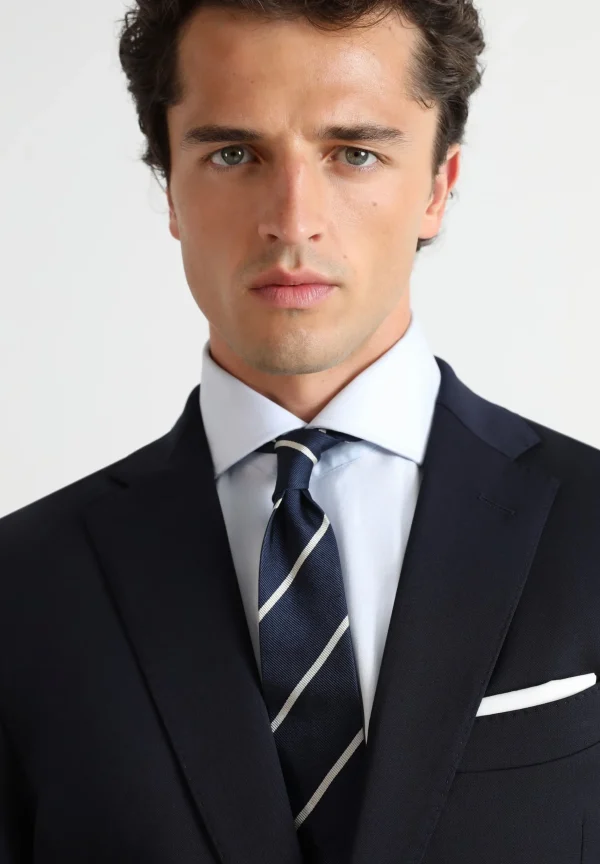 scalperscompany Traje Clasico Azul Marino-Hombre Trajes