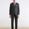 scalperscompany Traje Estructura Gris Lana-Hombre Trajes