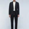 scalperscompany Traje Estructura Gris Lana-Hombre Trajes