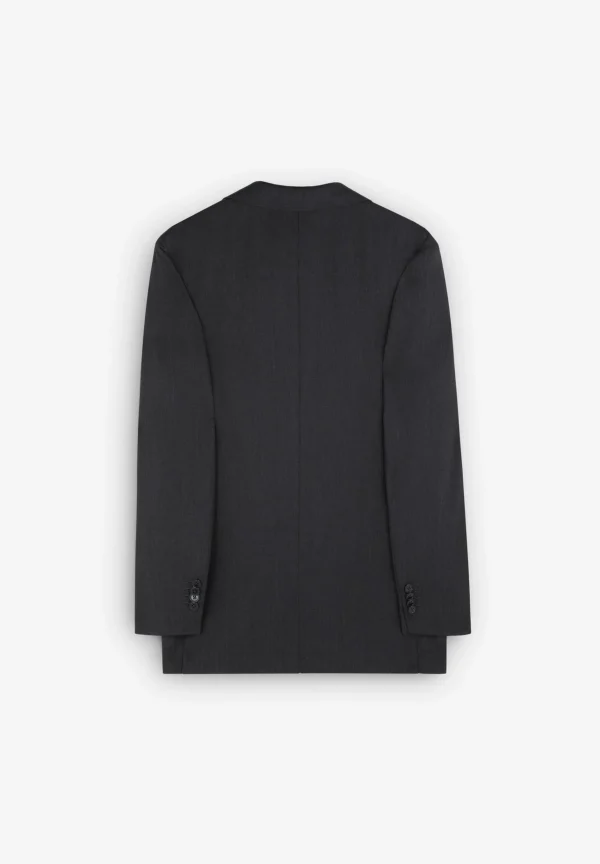 scalperscompany Traje Estructura Gris Lana-Hombre Trajes