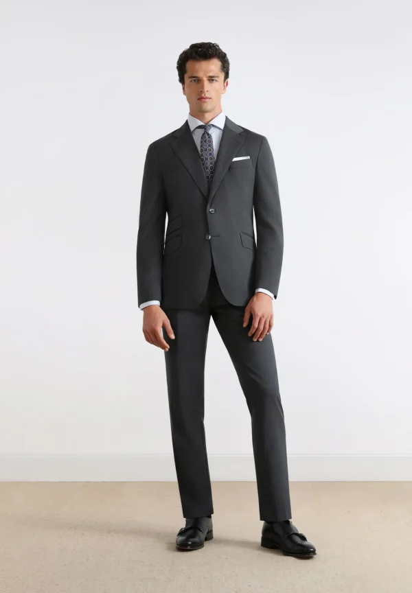 scalperscompany Traje Lana Gris-Hombre Trajes