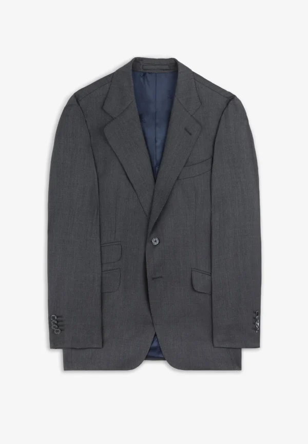 scalperscompany Traje Lana Gris-Hombre Trajes