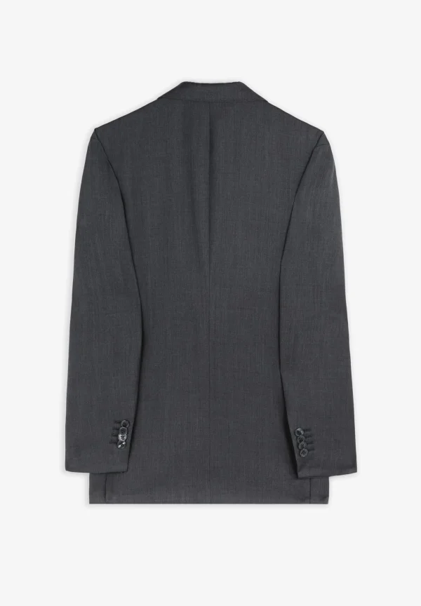 scalperscompany Traje Lana Gris-Hombre Trajes