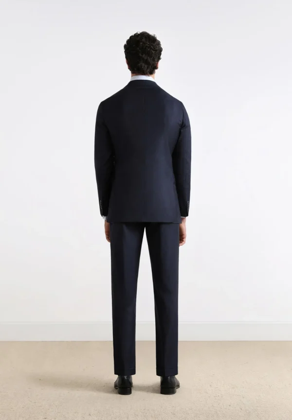 scalperscompany Traje Premium Azul Marino Punta De Lanza-Hombre Trajes