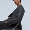 scalperscompany Traje Premium Cuadros Punta De Lanza Gris-Hombre Trajes