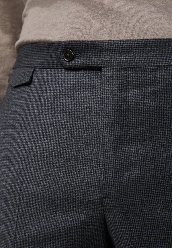 scalperscompany Traje Premium Cuadros Punta De Lanza Gris-Hombre Trajes