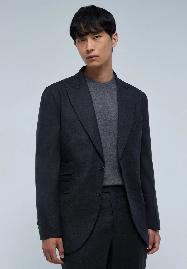 scalperscompany Traje Premium Lana Gris-Hombre Trajes
