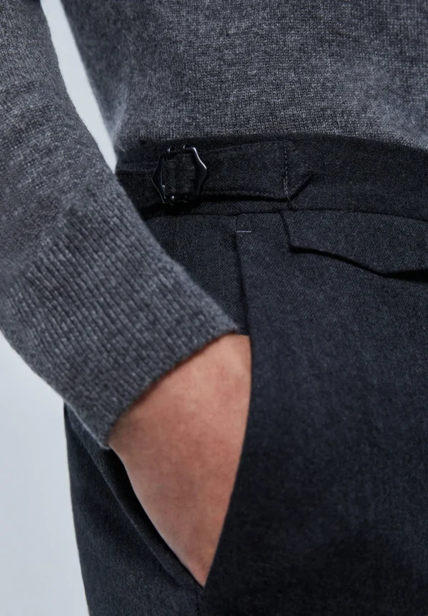 scalperscompany Traje Premium Lana Gris-Hombre Trajes