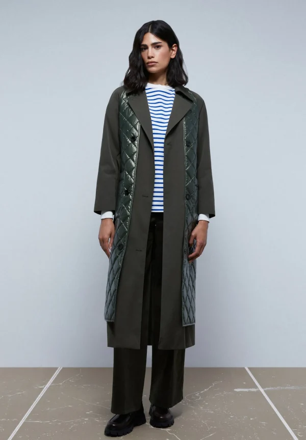 scalperscompany Trench Chaleco Desmontable-Mujer Abrigos Y Chaquetas