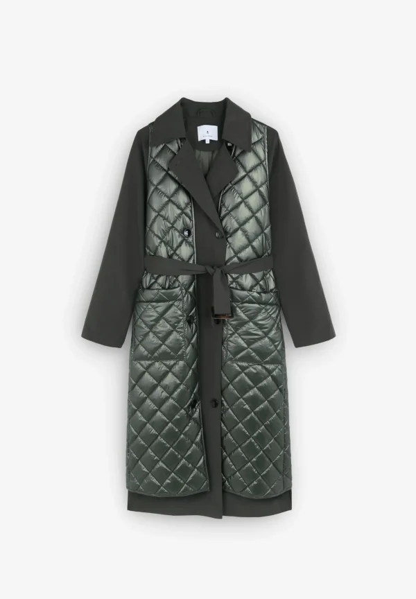 scalperscompany Trench Chaleco Desmontable-Mujer Abrigos Y Chaquetas